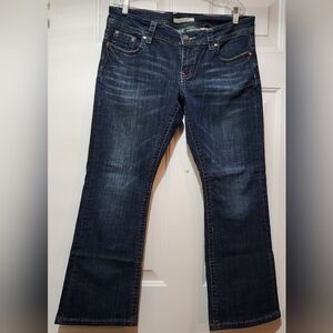 Stetson Women's Denim Blue Jeans - Size 14 Short Boot Cut